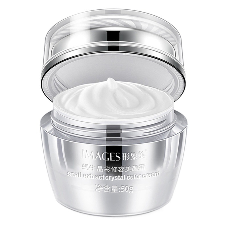 Imagen belleza Caracol cristal color reparación belleza crema fácil de limpiar fácil de empujar y modificar el color de la piel mejorar la belleza corrector crema simple