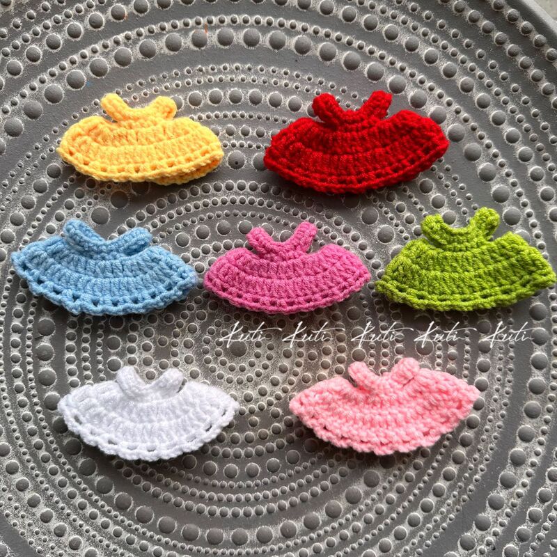 Boss dog knitted sweater doll clothing new plush toy bear pendant doll clothes accessories handmade gift