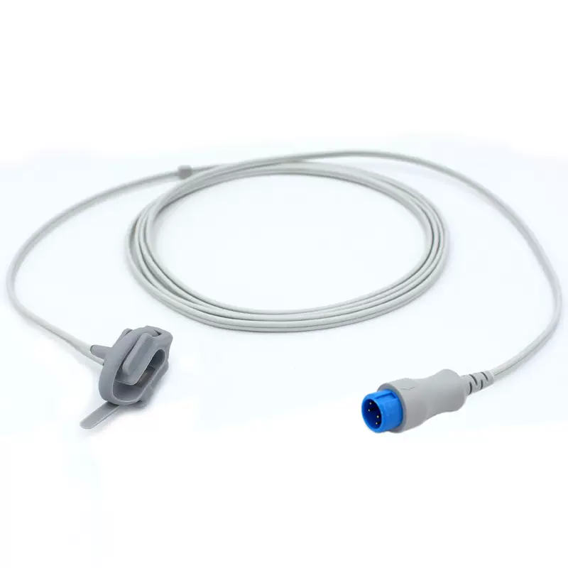 适用于IPM10MEC1000监护仪血氧探头成人指脉氧PM8000儿童指夹指套