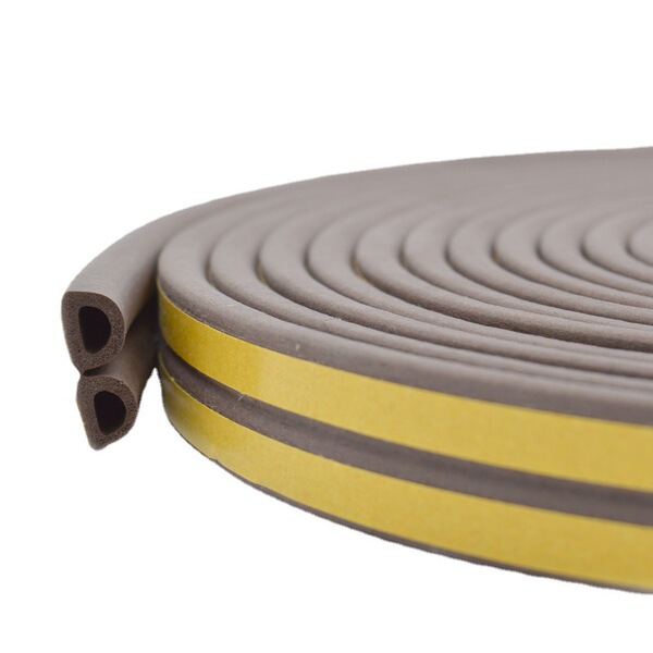 Self -viscous triple metal aluminum alloy door window densely…