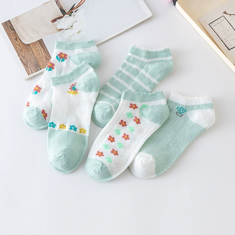 Summer thin breathable invisible Japanese cute socks, for import