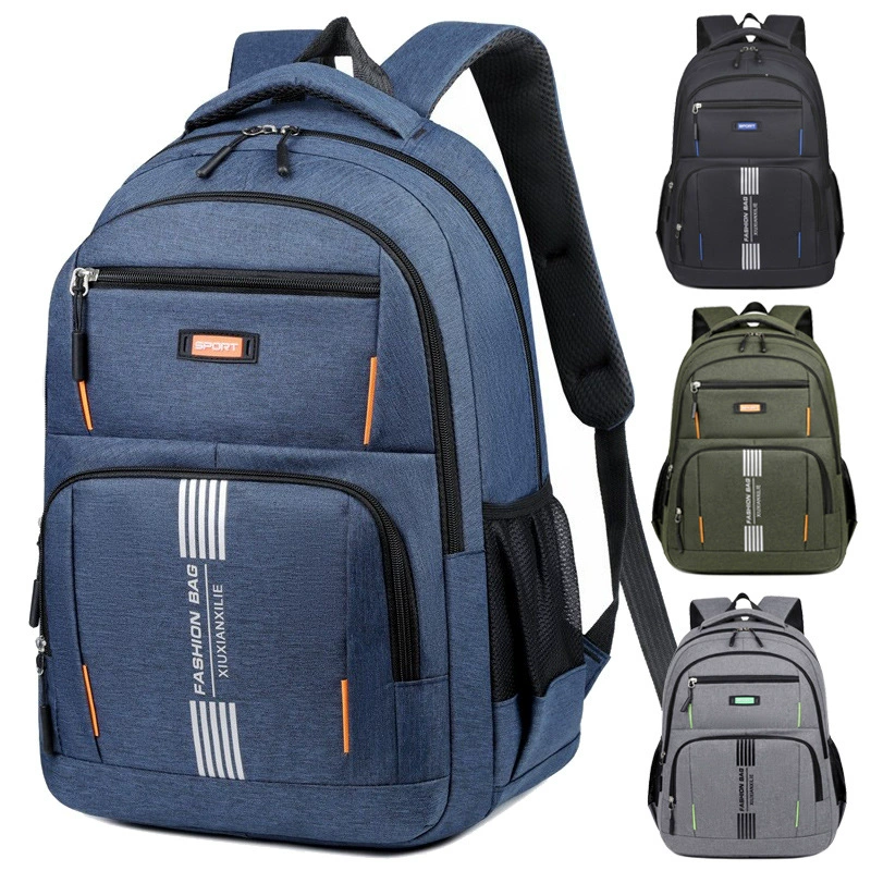 Трансграничная оптовая продажа, новый рюкзак, мужская и женская мода, простая школьная сумка, рюкзак большой емкости, Женская дорожная сумка для делового компьютера