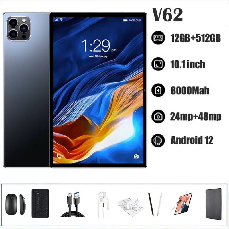 Cross-Border 10inch Tablet Computer Wholesale Octa-Core 4g Full Network Access 5g Wifi Learning Machine for Online Classes and Gaming with Touch Screen Cross-Border 10inch Tablet Computer Wholesale Octa-Core 4g Full Network Access 5g Wifi Learning Machine for Online Classes and Gaming with Touch Screen