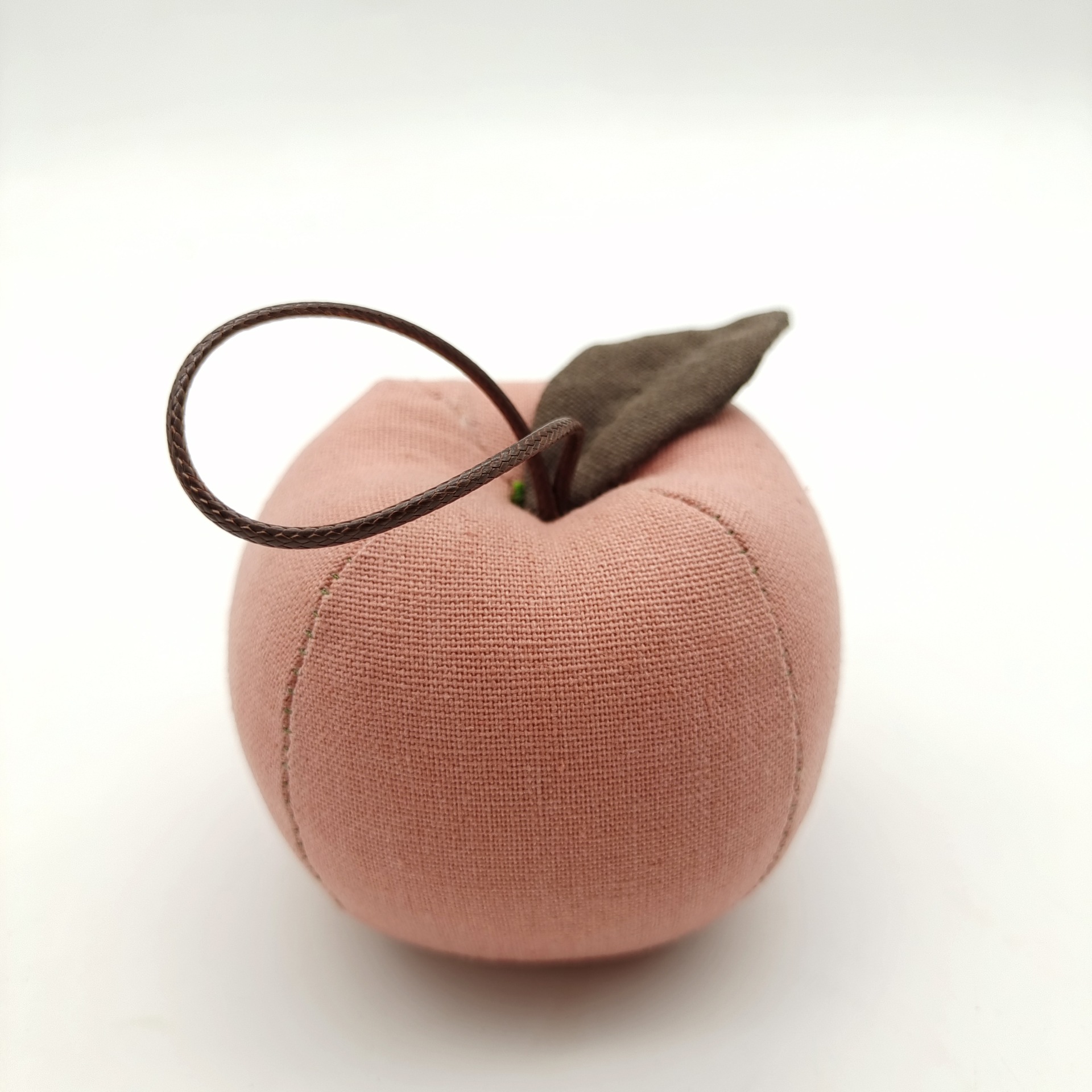 Patchwork hecho a mano DIY bordado material paquete Lu bordado novato caqui colgante niños regalo caqui bolsita