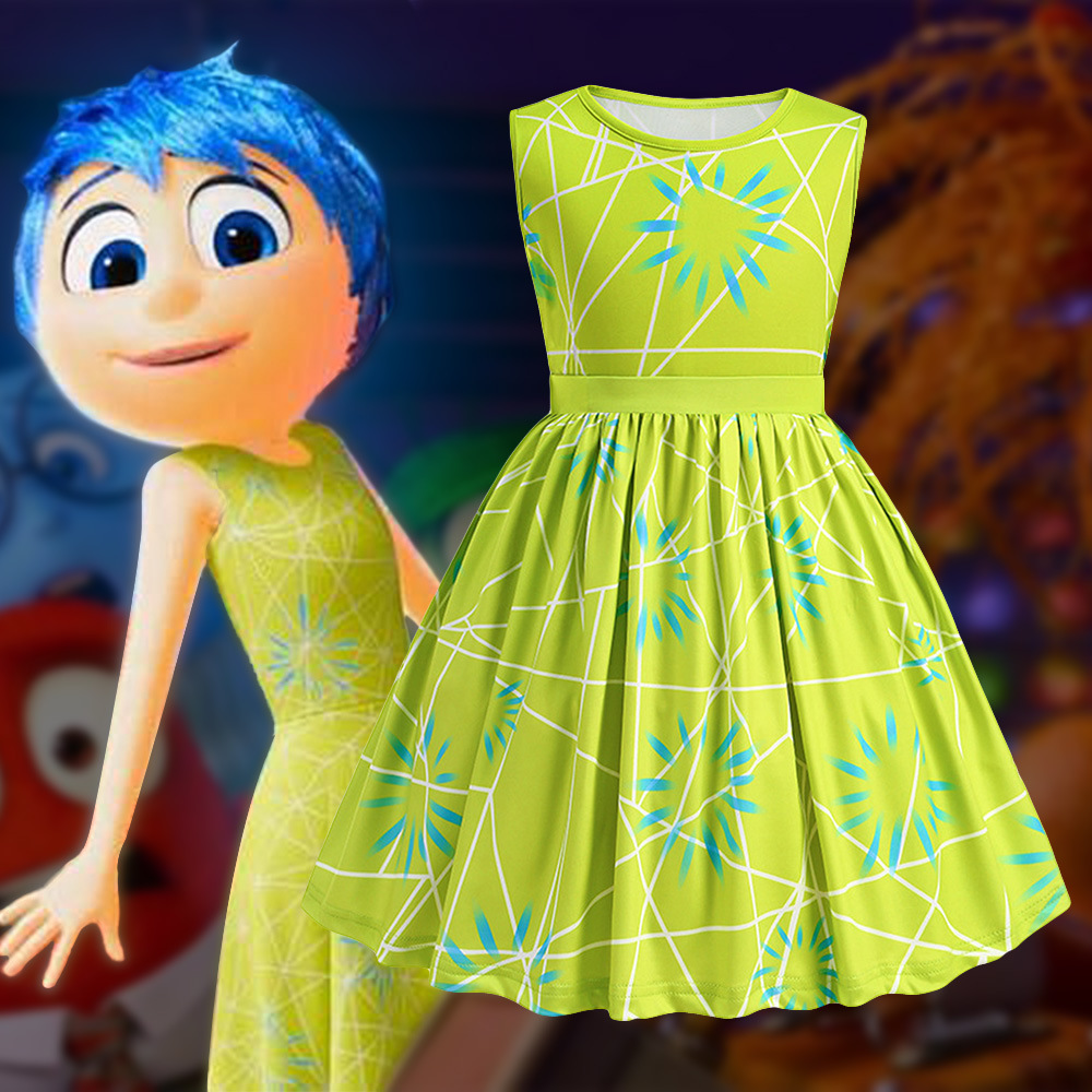 Cosplay 2 Happy Halloween Show Trajes de leche Falda de seda Happy Same vestido