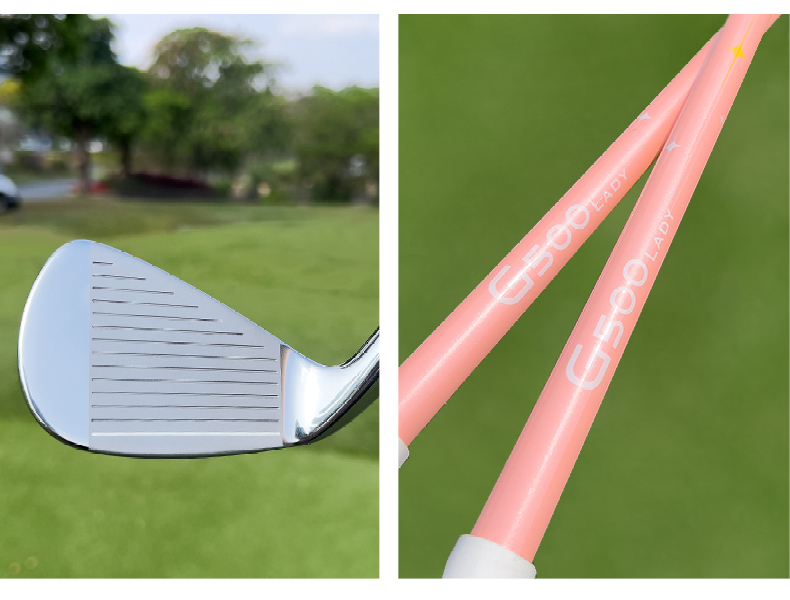 Gậy golf sắt số 7 PGM cho nữ, mặt đập siêu mỏng, thân thép không gỉ — Hồng san hô (cọc carbon cấp L) sắt số 7 TIG079, Hồng san hô (cọc thép) sắt số 7 TIG079, Trắng tím (cọc carbon cấp L) sắt số 7 TIG079, Trắng tím (cọc thép) sắt số 7 TIG079 chi tiết 12