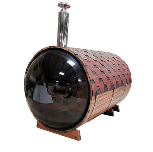 China Factory Directly Supply 4- 6 Person Wood Stove Outdoor Traditional Sauna Room Dry Steam Sauna Room