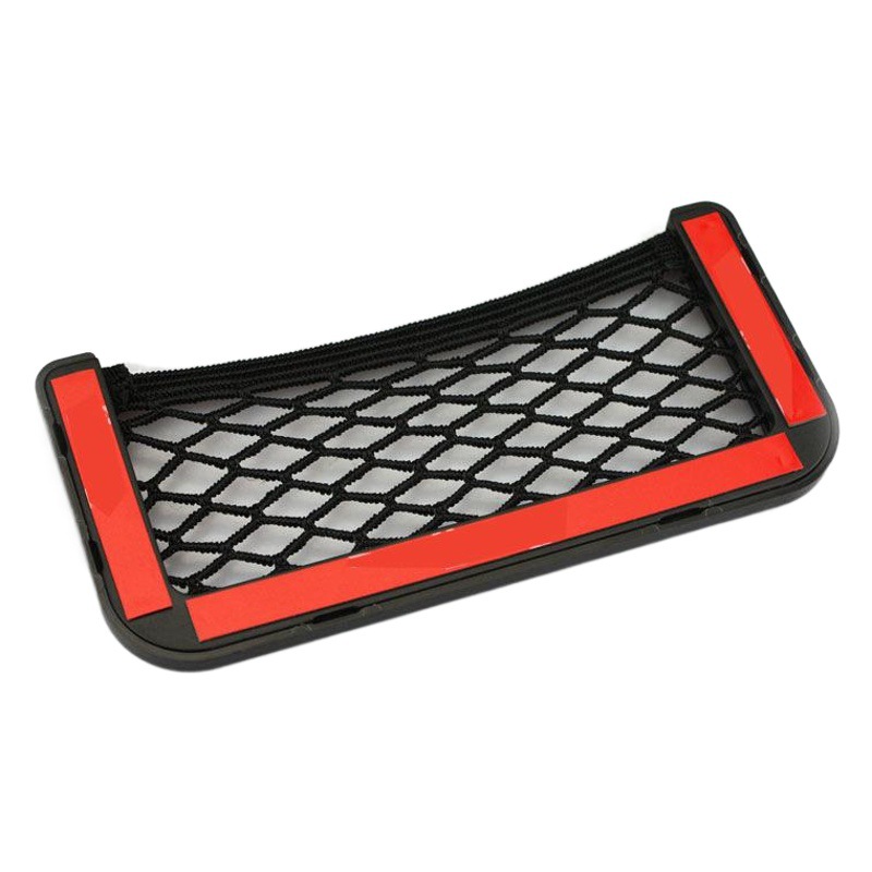 Teléfono móvil multifunción bolsillo neto interior misceláneas bolsa de almacenamiento caja de malla de coche creativo suministros de Interior de coche