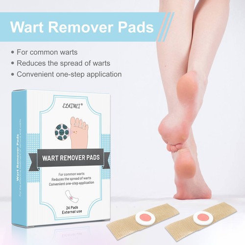 ELAIMEI Corn Patch Foot Patch painlessly removes plantar warts, calluses, foot calluses, and easily relieves pain