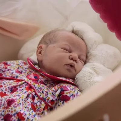 Simulación bebé muñeca molde DIY sin pintar muñeca kit renacer