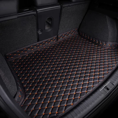 Trunk Mat – Source Factory - black-orange-the-size-of-the-cross-border-small-package-is-about-403815-and-the-weight-is-about-1-kilogram
