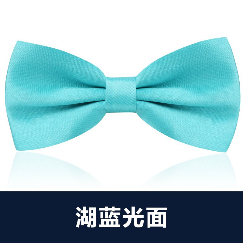 ↬↬↬레이크 블루 글로시 나비넥타이 ↦=>=>=>