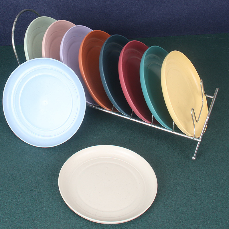 15cm plato de hueso 10 piezas paja de trigo pastel hogar plato de caramelo restaurante plato redondo fruta placa dumpling