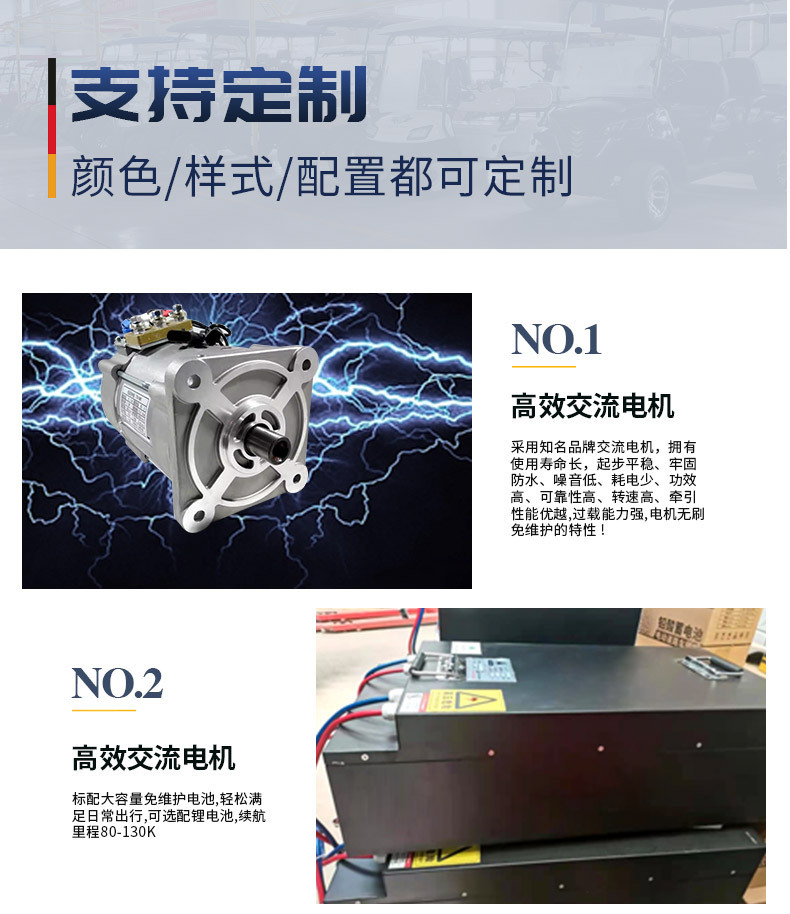 Electric sightseeing vehicle with 8-11-14 seats for real estate sales, sightseeing tours, tourist attractions, and hotel shuttle service, vintage-style classic car