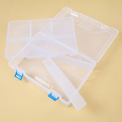 Large transparent double-layer art pencil case sketch charcoal pencil storage box sketching sample with compartments tool box