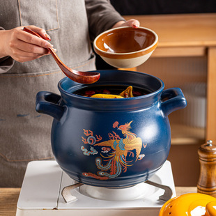 Tiange Dry Cooking Pot Household Stew Soup Cooking Porridge Gas Stove Ceramic Pot Large Capacity Stew Soup Pot Casserole