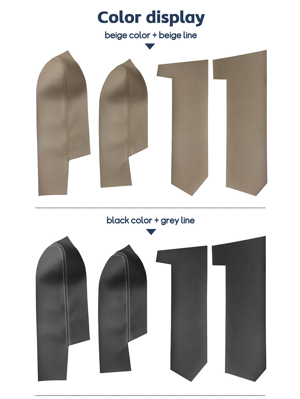 Suitable for 08-21 Toyota Land Cruiser Modified Door Panel Leather Land Cruiser Door Armrest Leather Cover