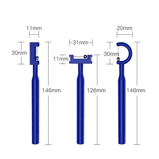 口肌训练教具舌尖训练器 儿童舌位训练器 语言康复训练器3件套