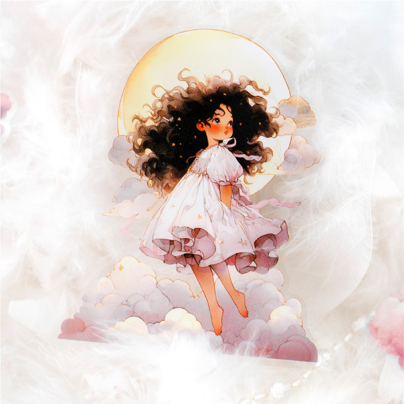 Paquete de pegatinas de PET de personajes de Yanji Yunduo