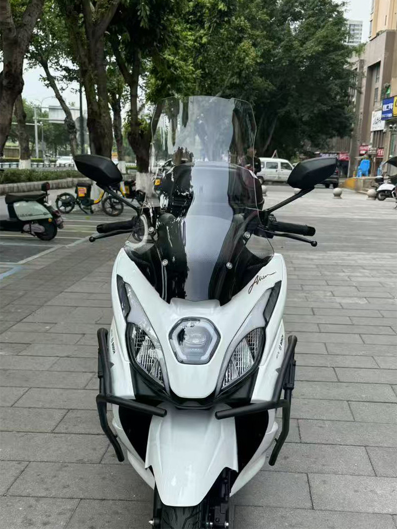 Suitable for Haojue Ufr150 Windshield Modification, Heightening and Widening of the Front Windshield Windshield Ufr150 Special Model