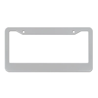 Temu Amazon Stainless Steel American License License plate holder/license plate holder - round-hole-stainless-steel-natural-color