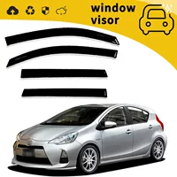 Подходит для Toyota AQUA NHP10 11, дождевик для двери автомобиля, дождевик для окна, дождевик для бровей, модификация, украшение