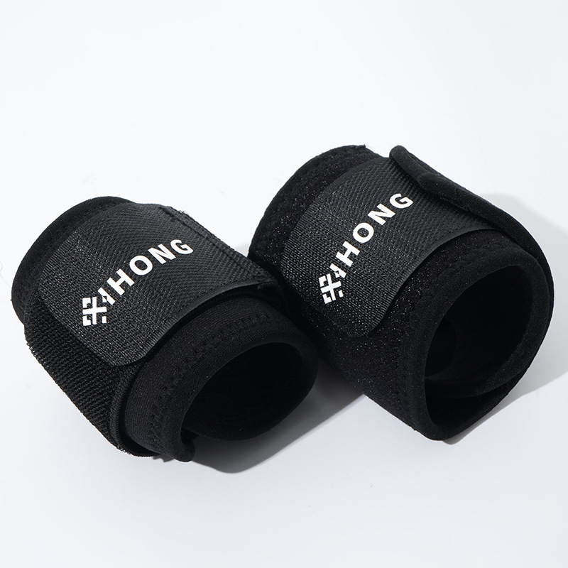 Pulsera deportiva para hombres presurizada ajustable, doble fijo pesado femenino, tipo enrollado, anti-esguince, transpirable, muñeca de fitness absorbente de sudor