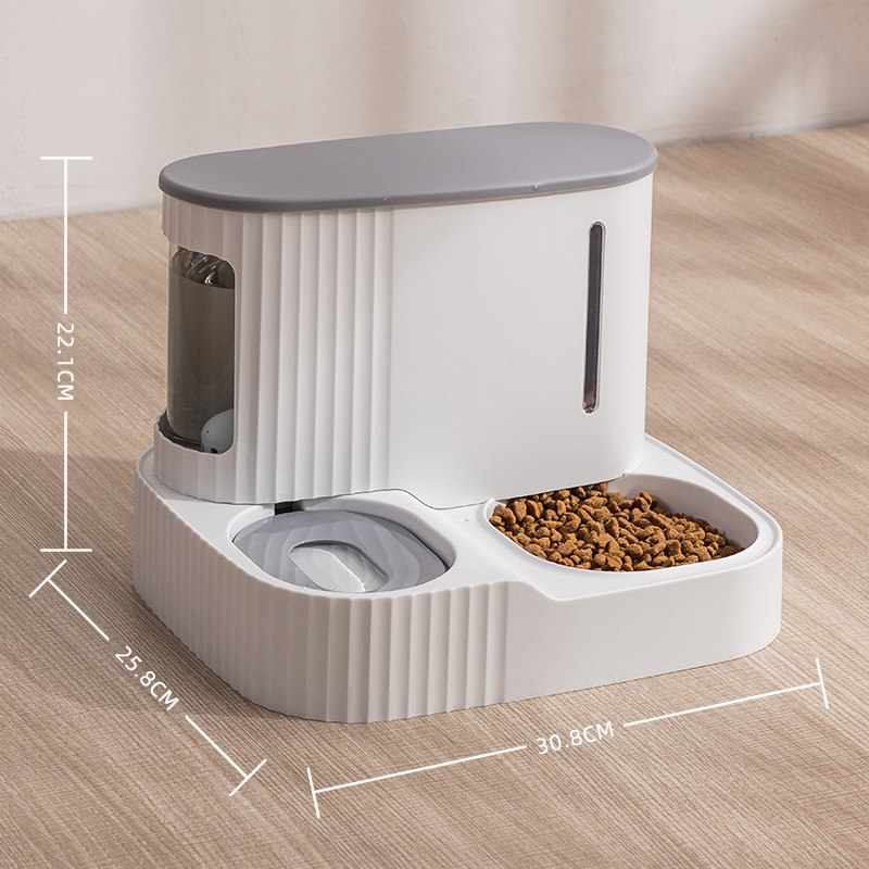 Comedor de agua para mascotas de doble uso para mascotas y gatos alimentadores automáticos para perros y gatos alimentadores automáticos de alimentos