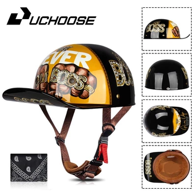 Helmet for Motorcycle Riding, Motosiklet kaskı (dəbilqə) - black-boss-s