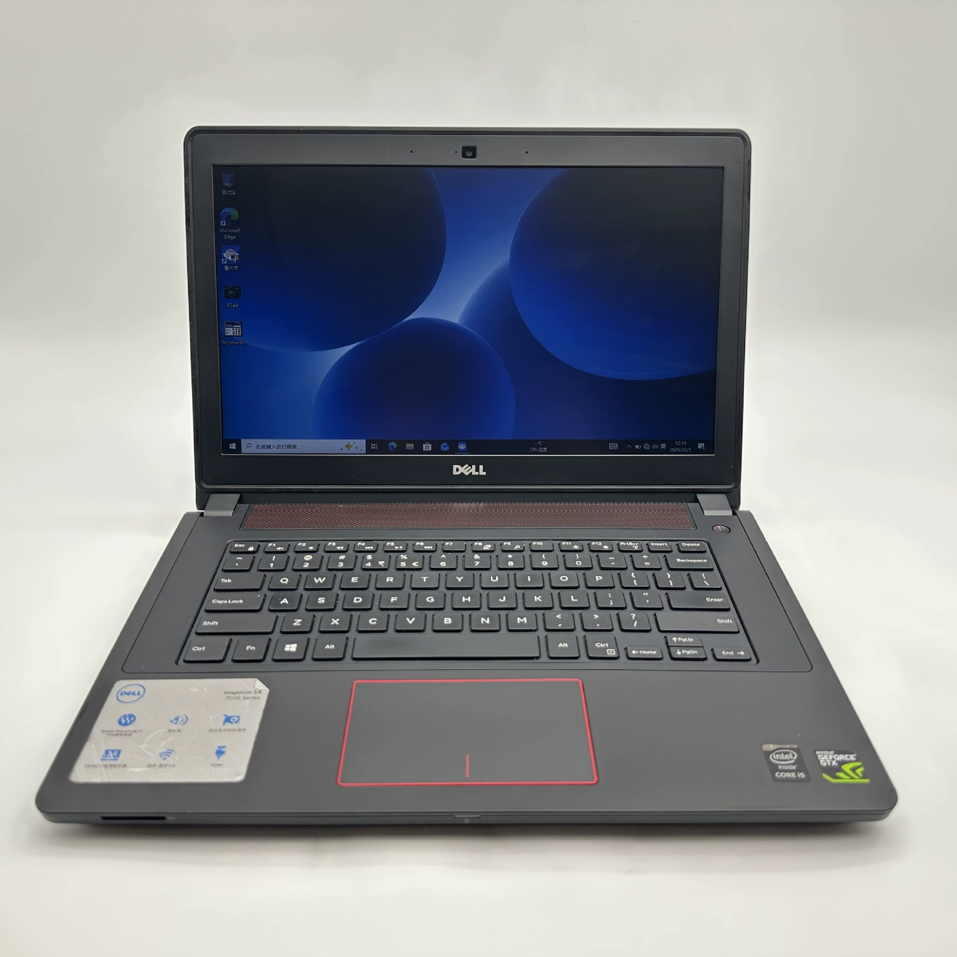 Б/у ноутбук DEL game box 7447, Core i7/i5, дискретная графика GTX850, для игр и офиса, 14 дюймов
