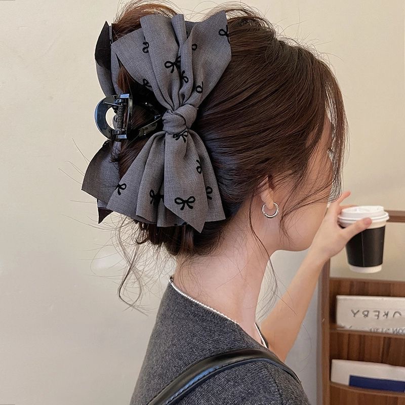 Vintage haarclip met strik voor dames haarklem met klem_voghion.com