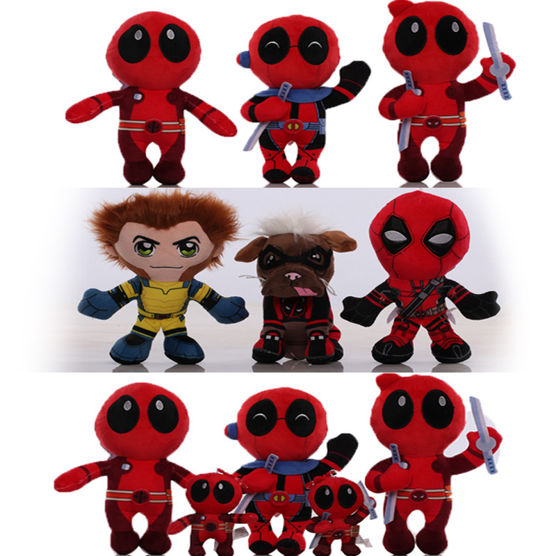 Pelúcia Deadpool de anime em estoque para atacado, boneco Deadpool, pingente Deadpool, dropshipping