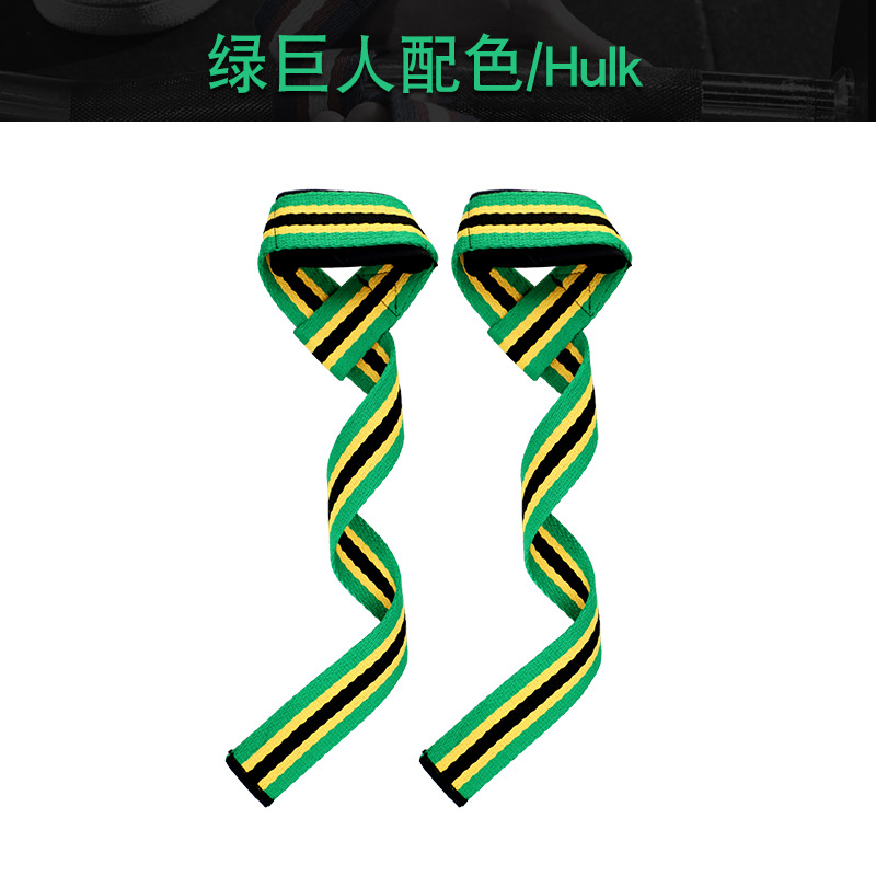 Una variedad de banda de refuerzo devanado muñeca guardia pull-up fitness no fácil de deslizar pull-up cinturón de algodón fitness halterofilia correa de muñeca