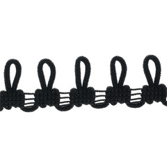 P616 black and white elastic button tab lace button collar removable hood collar buckle strap elastic buckle button pearl