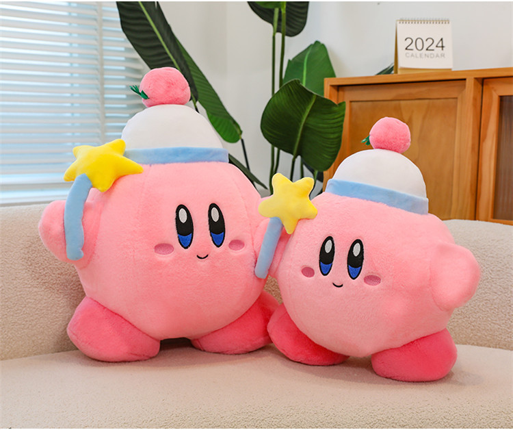 Cross-Border Magic Star Kirby Plush Toys, Dolls, Pillows, Claw Machine Redemption Gifts, Foreign Trade Wholesale