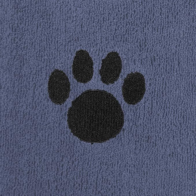Cross-border pet towel, ultra-fine fiber absorbent towel, embroidered logo, cat and dog towel, pet bathing and cleaning towel Cross-border pet towel, ultra-fine fiber absorbent towel, embroidered logo, cat and dog towel, pet bathing and cleaning towel