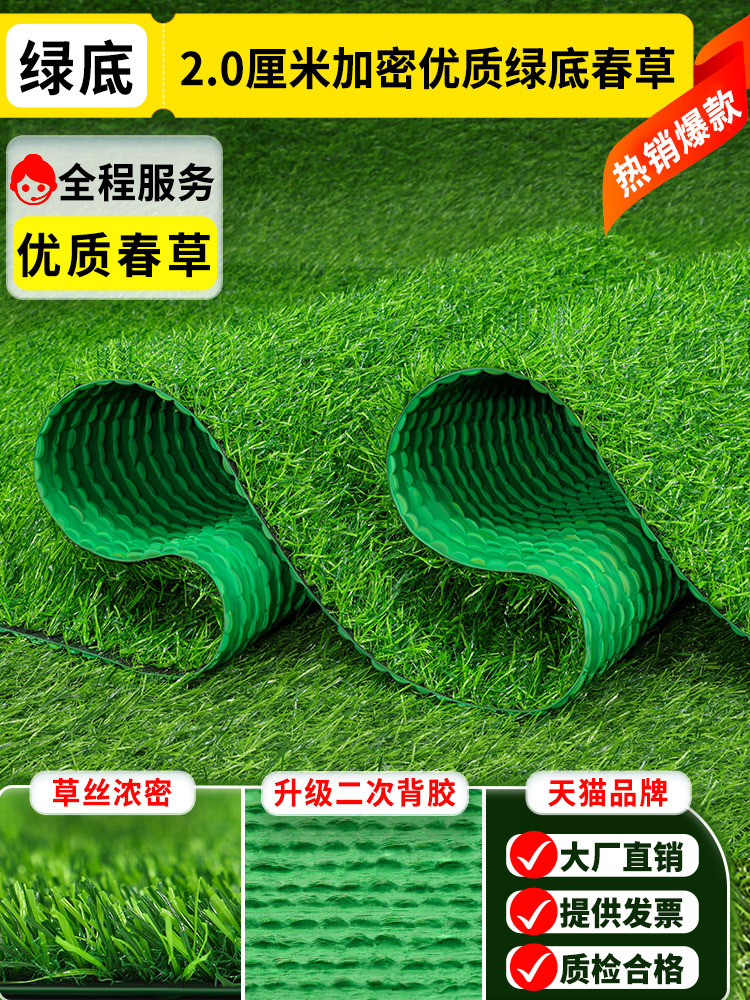 2.0cm 암호화된 봄 잔디