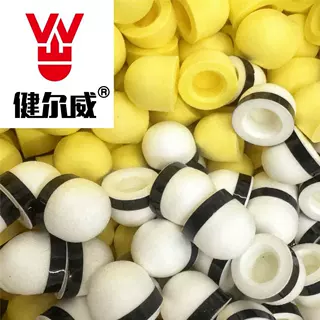 P U发光羽毛尼龙球头泡沫球头厂家可批发可发光尼龙羽毛球头夜光
