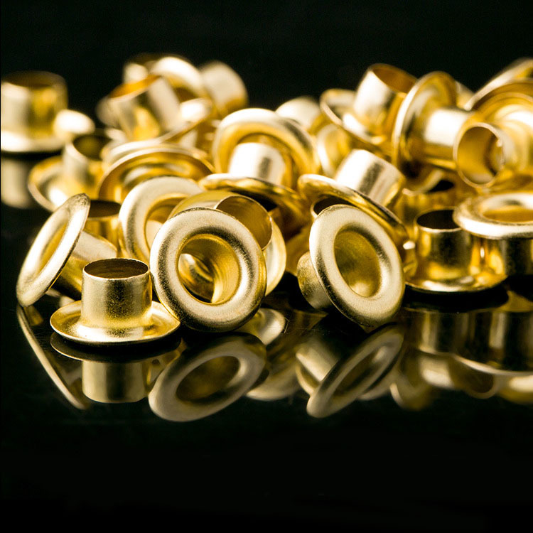 Hebilla de fijación ojo remache agujero de aire clavo cordón hebilla publicidad hebilla etiqueta anillo hebilla agujero de aire hebilla de hierro hebilla de ojal antioxidante