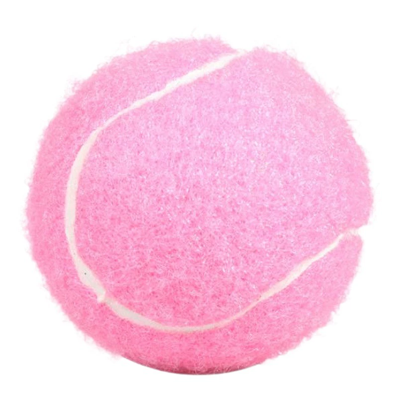 Прямые продажи с фабрики тренировочный теннисный матч желтый/черный/синий/красный/розовый Теннисный мяч