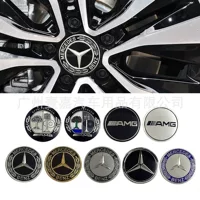 Подходит для Mercedes-Benz C E-Class для модификации 75MM колес центральной крышки наклейки GLA CLA модификация 75MM колес наклейки