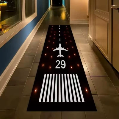 Strip Carpet, Stain-Resistant, Wear-Resistant, Easy | Avtomobil döşəmə paspasları - style-04-40120cm-crystal-velvet-dot-plastic-bottom