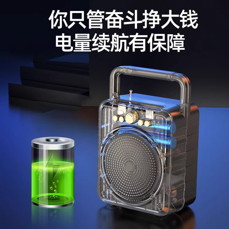 音響店専用のWeChat QRコードでお金を徴収、音声アナウンサー、大音量Bluetoothスピーカー|undefined
