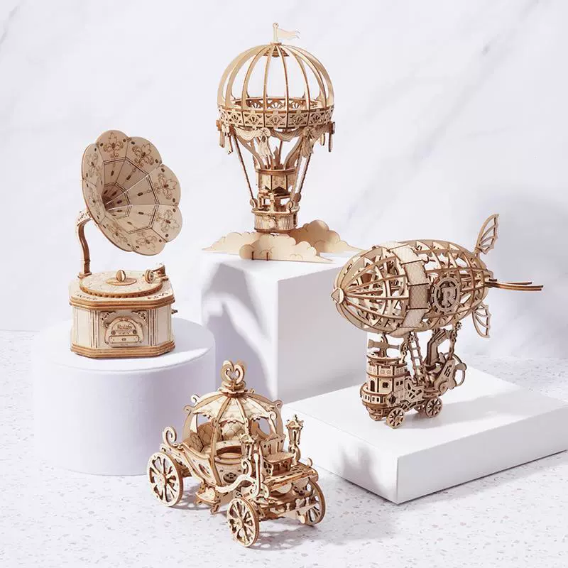 «Веселые» 3d стерео головоломки деревянная собранная модель строительных блоков маленькая игрушка для студентов