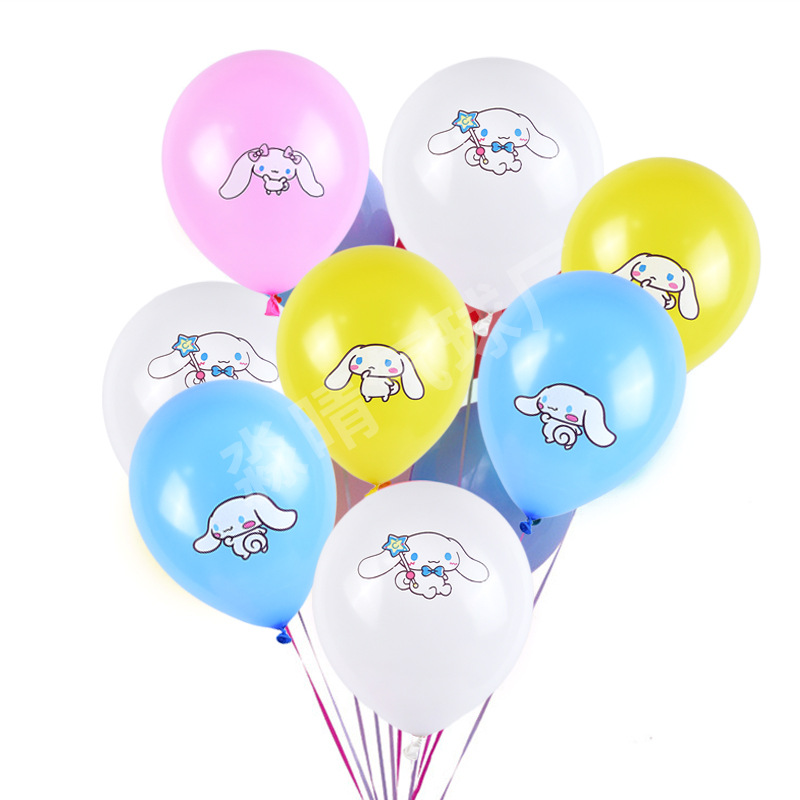 12-inch 2.8g Osmanthus Dog Themed Children's Birthday Party Kit Balloons Atmosphere Decoration Cartoon Children's Balloons