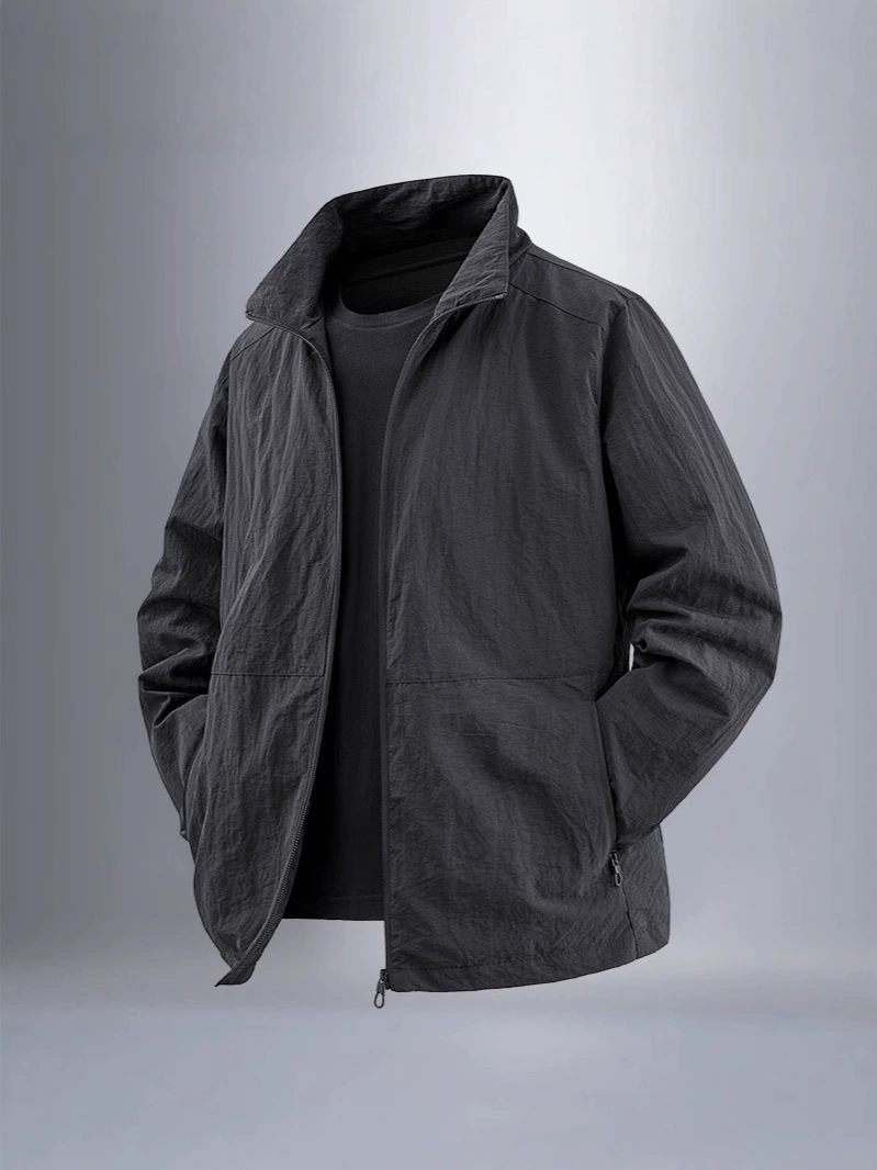 Men’s autumn jacket, quick‑dry, universal relaxed fit, plus sizes