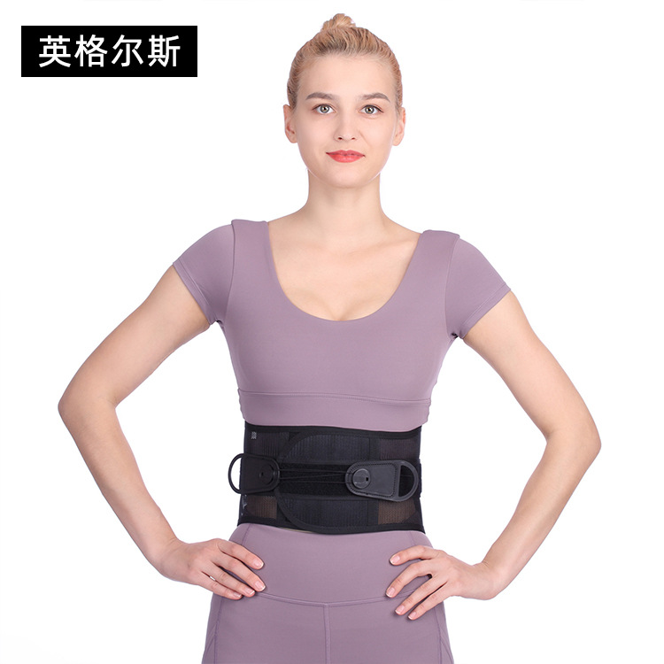 引き紐式腰椎サポートベルト、腰椎をしっかりとサポート、両方向に調節可能なウエスト固定ベルト、フィットネス、スクワット、ウェイトトレーニング、健康維持に