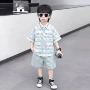 夏季短袖男童宽松衬衫