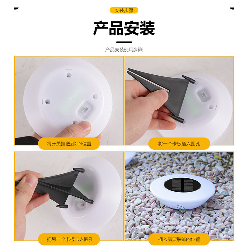 跨境太阳能草坪灯景观照明装饰地插灯户外防水庭院花园布置地埋灯|undefined
