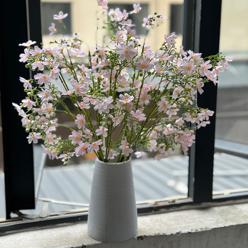 Simulation Ruixiang Flower Pastoral Style Small Floral Indoor Home Living Room Flower Decoration Simulation Flower Wedding Fake Flower Wholesale